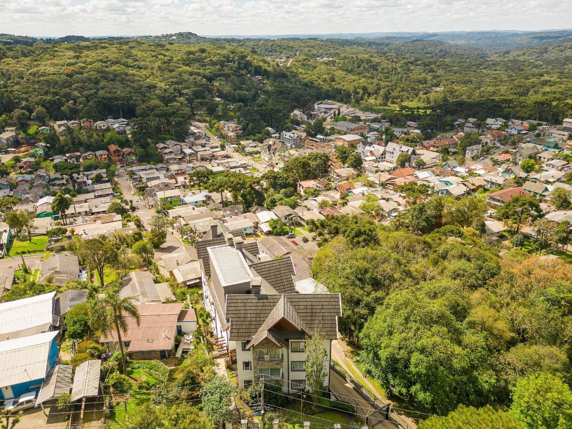 Vista 161 Apto Em Gramado Com Vista Espetacular Kültér fotó